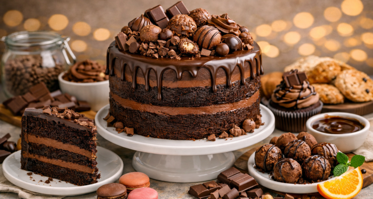chocolate cake slider