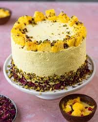 Eggless Rasmalai cake